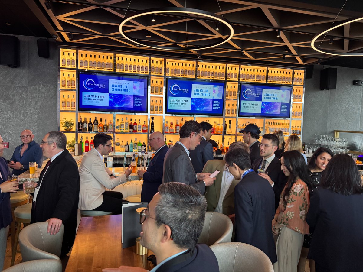 Omniscient (o8t) (@o8tneuro) on Twitter photo Connectomics Circle Summit will be getting underway shortly. In Boston for #AANS2025? Come join us at Moxies (899 Congress Street) to catch talks by <a href="/michaelivanmd/">Michael Ivan, MD, MBS, FAANS</a>, Hai Sun, <a href="/antonio_ieva/">Antonio Di Ieva</a> and surprise guest <a href="/shansiddiqi/">Shan Siddiqi @shansiddiqi.bsky.social</a>.
<a href="/ConnectomCircle/">Connectomics Circle</a> Connectomics Circle Summit will be getting underway shortly. In Boston for #AANS2025? Come join us at Moxies (899 Congress Street) to catch talks by <a href="/michaelivanmd/">Michael Ivan, MD, MBS, FAANS</a>, Hai Sun, <a href="/antonio_ieva/">Antonio Di Ieva</a> and surprise guest <a href="/shansiddiqi/">Shan Siddiqi @shansiddiqi.bsky.social</a>.
<a href="/ConnectomCircle/">Connectomics Circle</a>