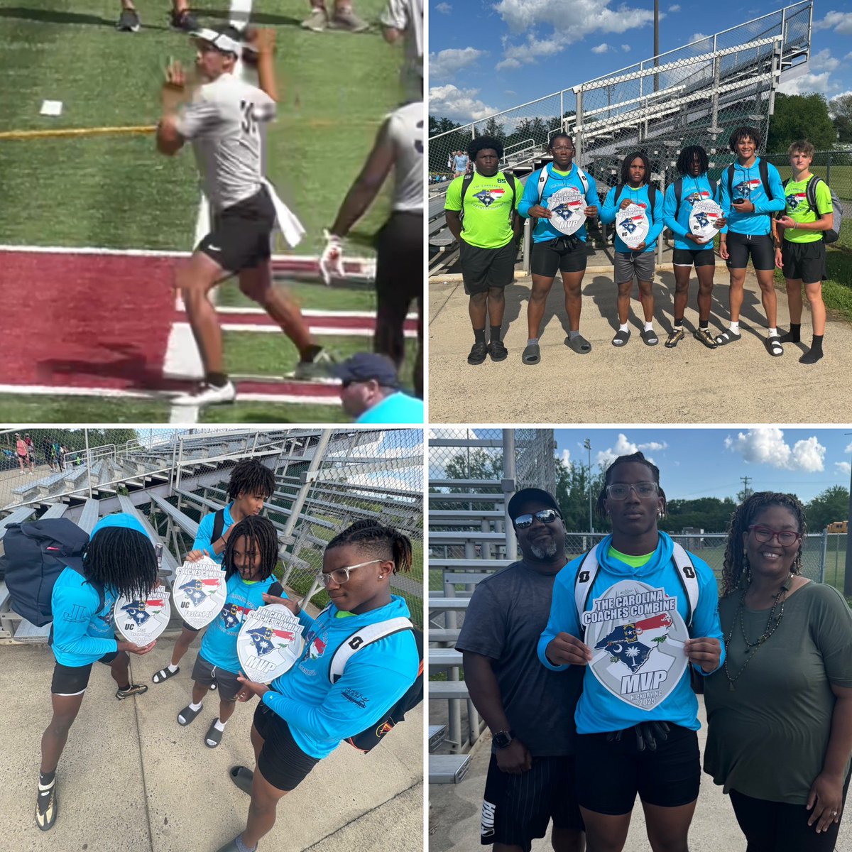 Proud of our <a href="/ForestHillsFBNC/">Forest Hills Football</a> ballers going out &amp; producing today. You can't get noticed staying at 🏠. To get recruited you have show out. And yes, you can wait too late. ⏰ flys so make each opportunity count. These guys made a name for themselves. Let's Go! 🖤💛🎩🏈