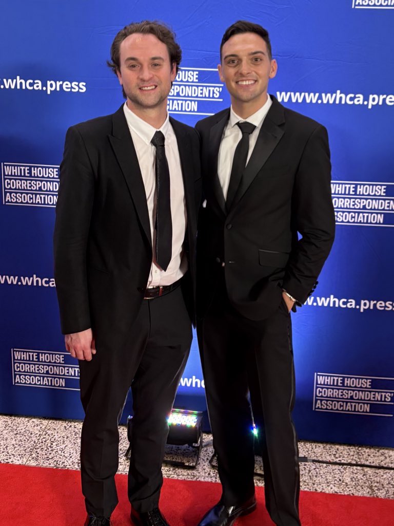 .<a href="/Chris_Kane_/">Christopher Kane</a>  and <a href="/joshsorbe/">Josh Sorbe</a> representing the Blade at <a href="/whca/">WHCA</a> dinner #whcd