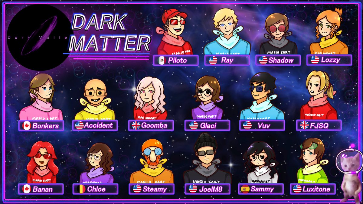 stingrayolu's tweet image. Dark Matter MKU S27 roster banner. I’m so happy to be ending with the team I started with, we’ve grown so much in the last year. Time to go win that banner!