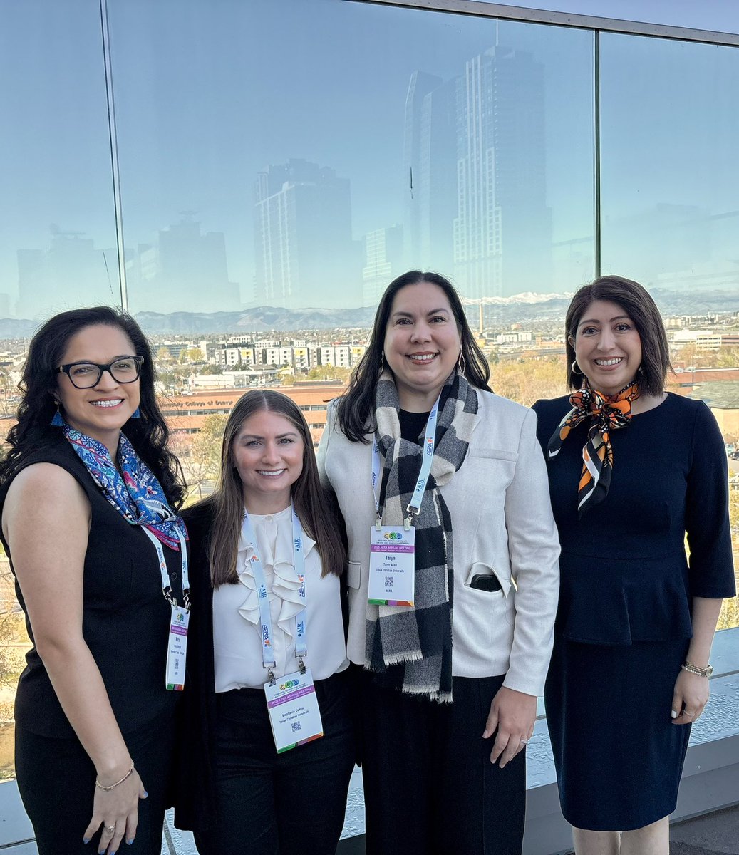 Second presentation delivered this morning with my <a href="/UTArlington/">The University of Texas at Arlington</a>  &amp; <a href="/TCU/">TCU</a> colegas. We presented on the social and cultural costs that students experience at early college high schools! 

#AERA2025 #Denver
<a href="/UTAeducation/">UTA College of Education</a> 
<a href="/CMASatUTA/">CMAS at UTA</a>