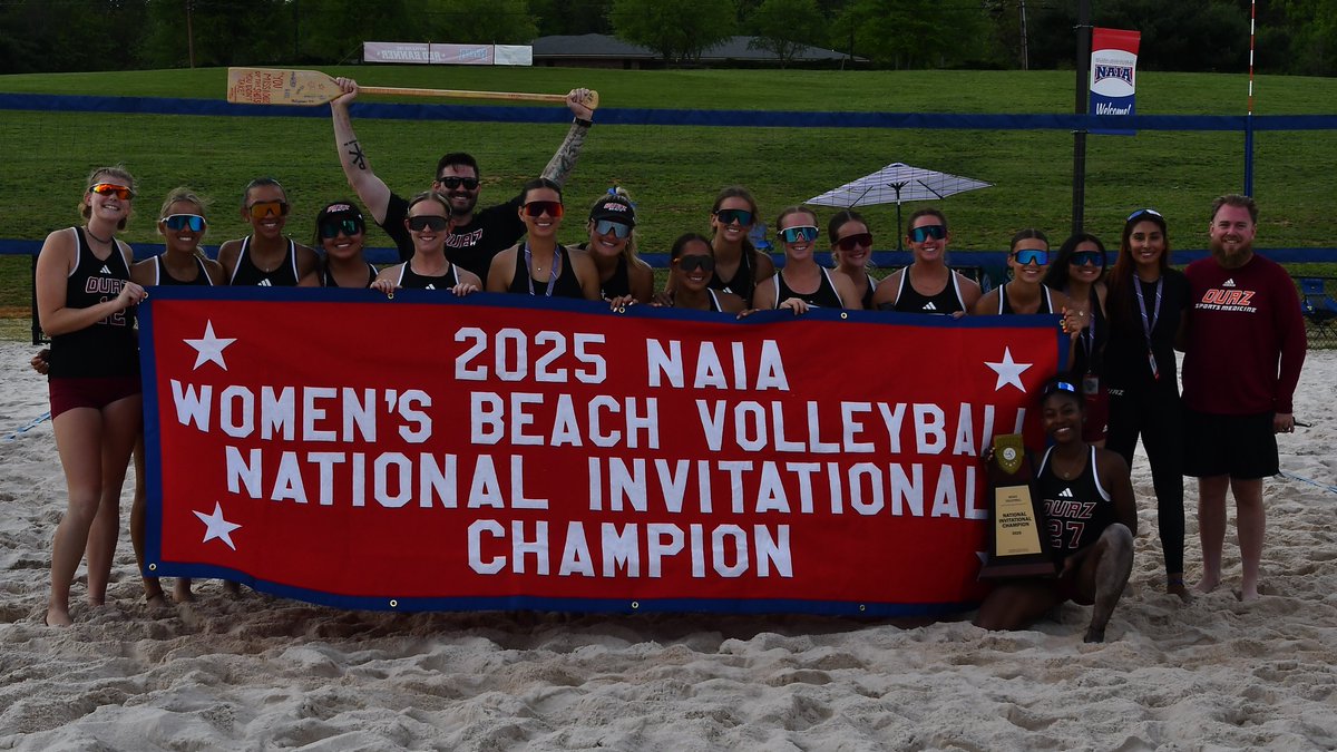 W🏖️🏐
Congratulations to <a href="/OUAZSpirit/">OUAZ Spirit</a> on winning the #BattleForTheRedBanner 

Check out the recap of the semifinals and final here --&gt; naia.prestosports.com/x/xvr8w

#collegevolleyball #NAIABeachVB