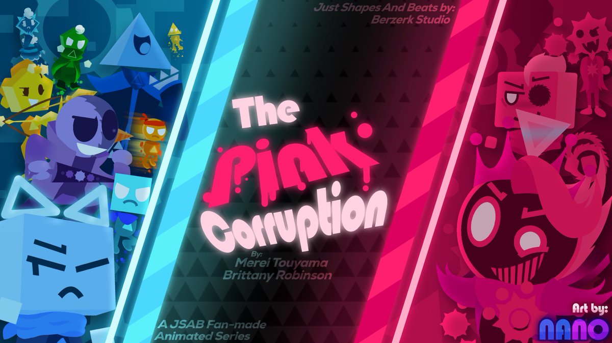 JSAB/Pink Corruption Fan-art!
Pink Corruption by: Mirei Touyama &amp; Brittany Robinson
——————————— —-  -
Software Used: IbisPaint X
Time Taken: 3-4 Days
Layers: 170+ Layers

#JSAB #JustShapesAndBeats #jsab #PinkCorruption 
#osctwt #objectshowcommunity #osc
