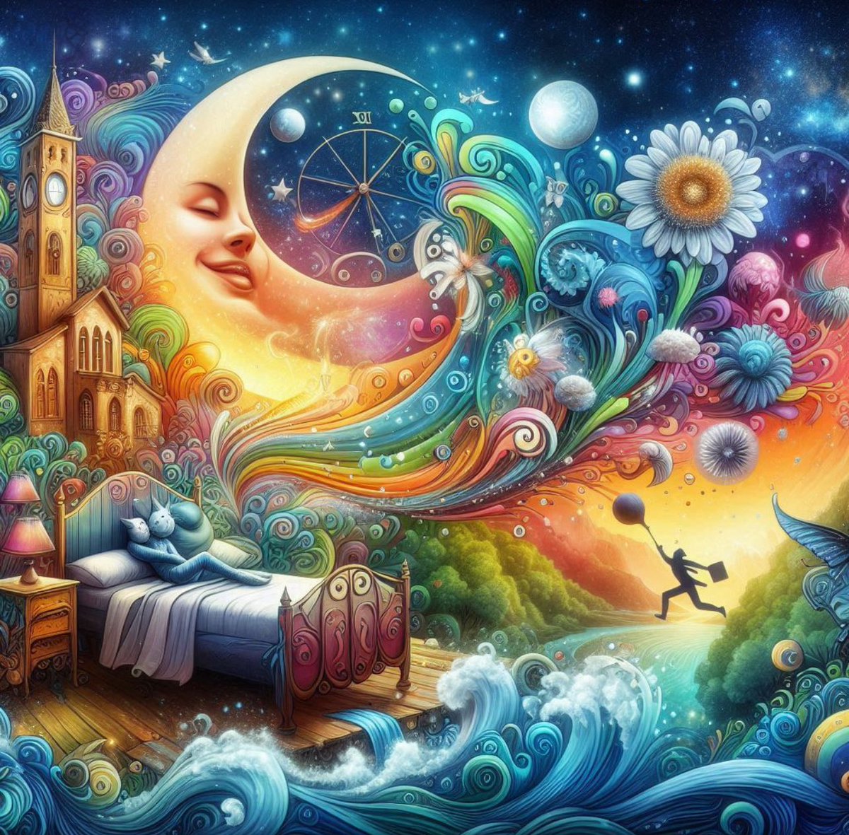 Good night, friends! Tuck into a cozy bed and drift off to a world of dreams. Rest and recharge for a beautiful tomorrow!  Sleep well and DREAM BIG!  Sending prayers to all! 🙏😴💤🛏️