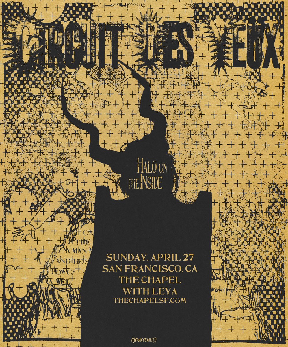 Circuit des Yeux's new album, Halo on the Inside, is a rhapsodic, hedonistic, dance floor-adjacent, pagan-friendly, horns-adorning wall of sound and emotion.

Hear songs from it this Sunday 4/27 when Circuit des Yeux + LEYA grace our stage. 🎟️: tinyurl.com/bdzn46fw