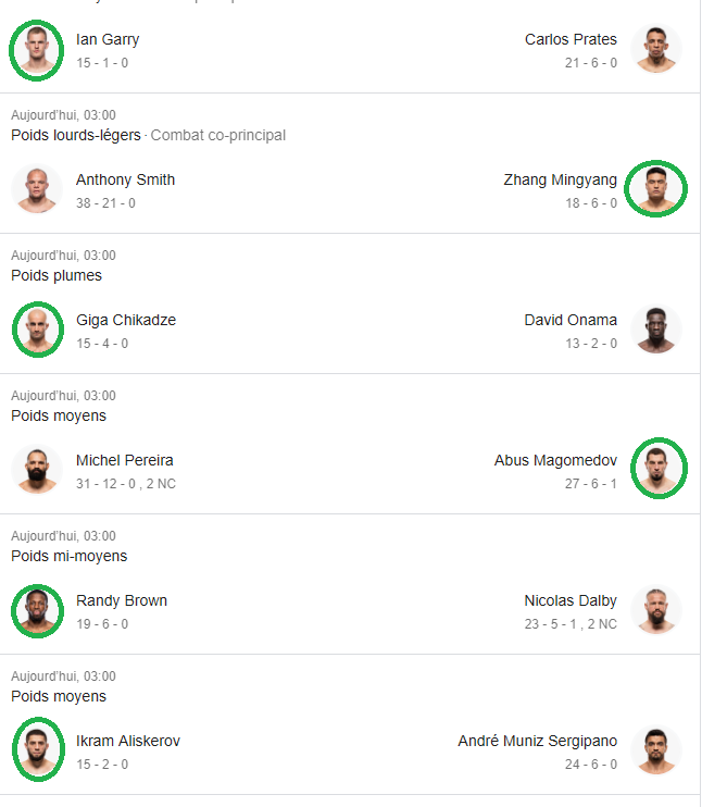 Jimeuli's tweet photo. a few picks for #UFCKansasCity https://t.co/4PDtYKALtm