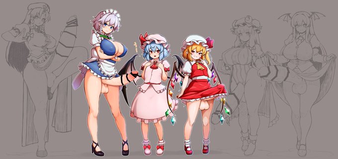 立ち絵描くの楽しすぎる。頑張れば今月中に全員描けそう 