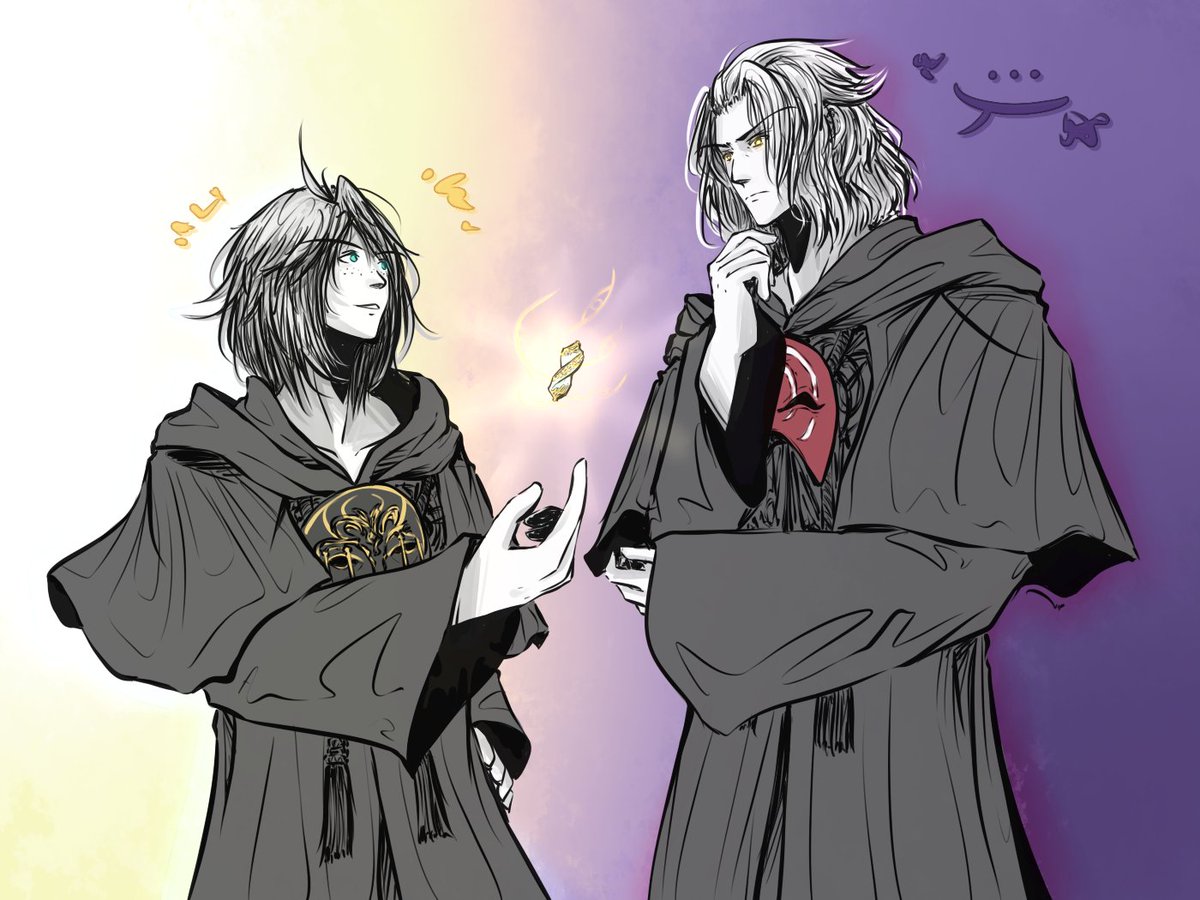 Here we go again, sharing shots of Hades giving me the traction that I do not get as an artist. Will own it again, bless him.

Greetings. I am a madcap lorediver who likes to piece apart everything and looks too much into stuff, and blerghs thoughts in form of drawings and