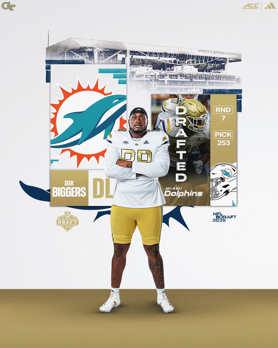 Georgia Tech Football (@georgiatechfb) on Twitter photo Zeekβs headed to South Beach! π¬
Congratulations, <a href="/ZeekBiggers/">Zeek Biggers</a> β our newest Pro Jacket!
#NFLDraft
#ProJackets
#StingEm π Zeekβs headed to South Beach! π¬
Congratulations, <a href="/ZeekBiggers/">Zeek Biggers</a> β our newest Pro Jacket!
#NFLDraft
#ProJackets
#StingEm π