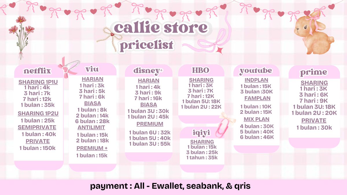 cutsym's tweet image. haloo aku sudah open yaa!
yg need net harian no rush yaaa soalnya limited stock🫩👊🏻
langsung cus ke bio aja yaa!

💳 payment via all ewallet &amp;amp; qris🙌🏻
#zonauang