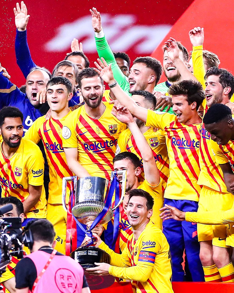 Desde el 2021 con Messi no se ganaba una Copa del Rey
Lo de este grupo de jugadores y Flick es impresionante!!!
Se acabó la mala racha
