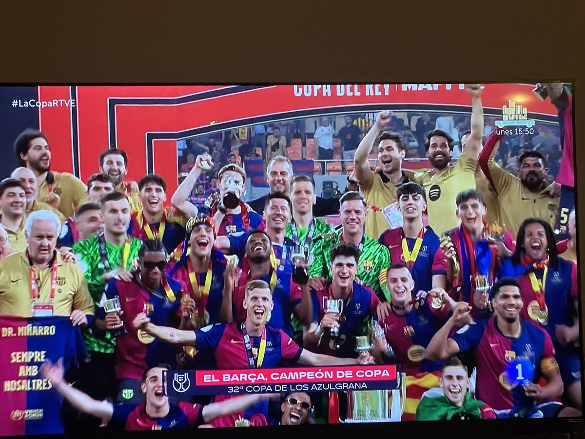 Tot el camp, es un clam… 🎶🎶🎶#LaCopaRTVE