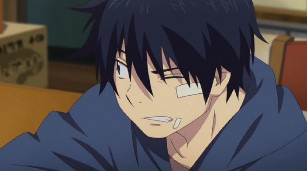 FlamingExorcist's tweet image. ⠀

      ———— (❗️)

    attention would shift over to the other’s visage.

❝ O—Oh, uh.  . Did you need somethin’? ❞

⠀