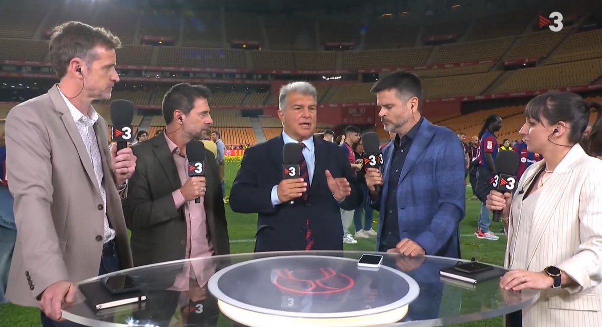 Laporta: "We handled the final well because we wanted to talk about passion, enthusiasm, extreme competition, fun, and beautiful football. We focused our speech on these aspects."