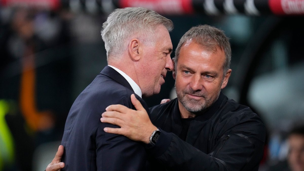 What did Ancelotti say to you after the end of the match?

Hansi Flick: "Congratulations and good luck."