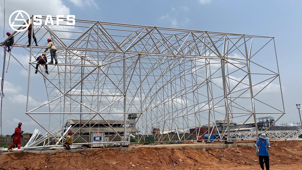 framespace2's tweet photo. Watch SAFS STEEL STRUCTURE team in action: 👷♂️
✅ Every bolt locked with pro-grade tools
✅ Safety gear? Always on point 🔒
✅ From first beam to finish – zero downtime!
#SteelStructureExperts #ConstructionPros #SafetyFirst https://t.co/zftUUK3Y1m