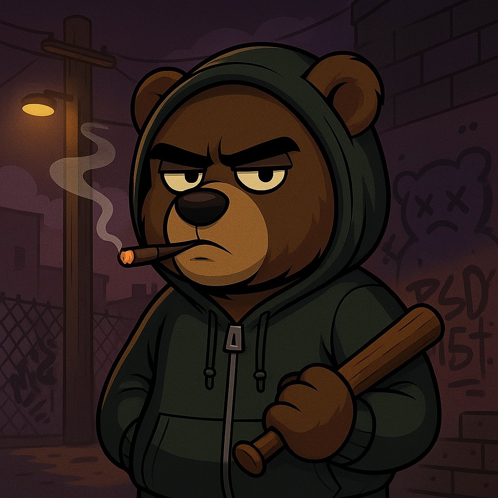 grizzblockco's tweet photo. Some bring bats to the block.
Some are the bat.

#Grizzblock #StreetMuscle #UrbanBears #BlockEnforcer #CartoonUnderworld #SolanaNFTs #GrittyCartoons #AnimatedDrama #StreetLore #NoBackingDown https://t.co/Cr2XMUubnf