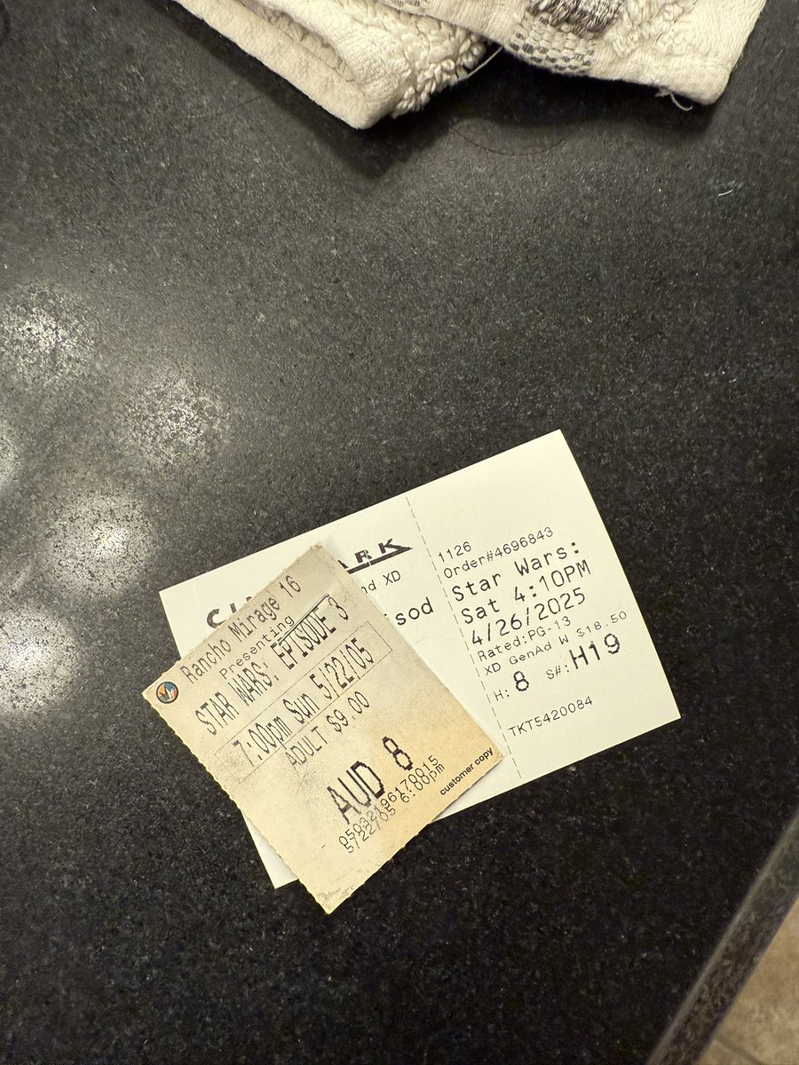 326Nataly's tweet photo. Can’t believe I still have my original ticket, 20 years later still a masterpiece 🥹 https://t.co/wR9ESbe55b