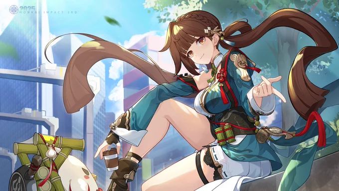 [Wallpaper] Peregrine Sword | New Wallpaper Download"You want to know my biggest takeaway from traveling in Shenzhou? Easy! Three sumptuous meals every single day!"#LiSushangReturn#HonkaiImpact3rd 