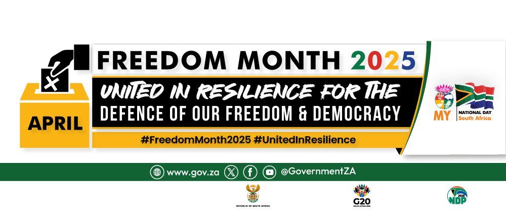On 27 April 1994, the course of history changed forever in South Africa and an equal nation was created. Since then, on this day we celebrate a free South Africa. However, the celebration of Freedom Day reminds us that our freedom was not free. 
#FreedomMonth2025