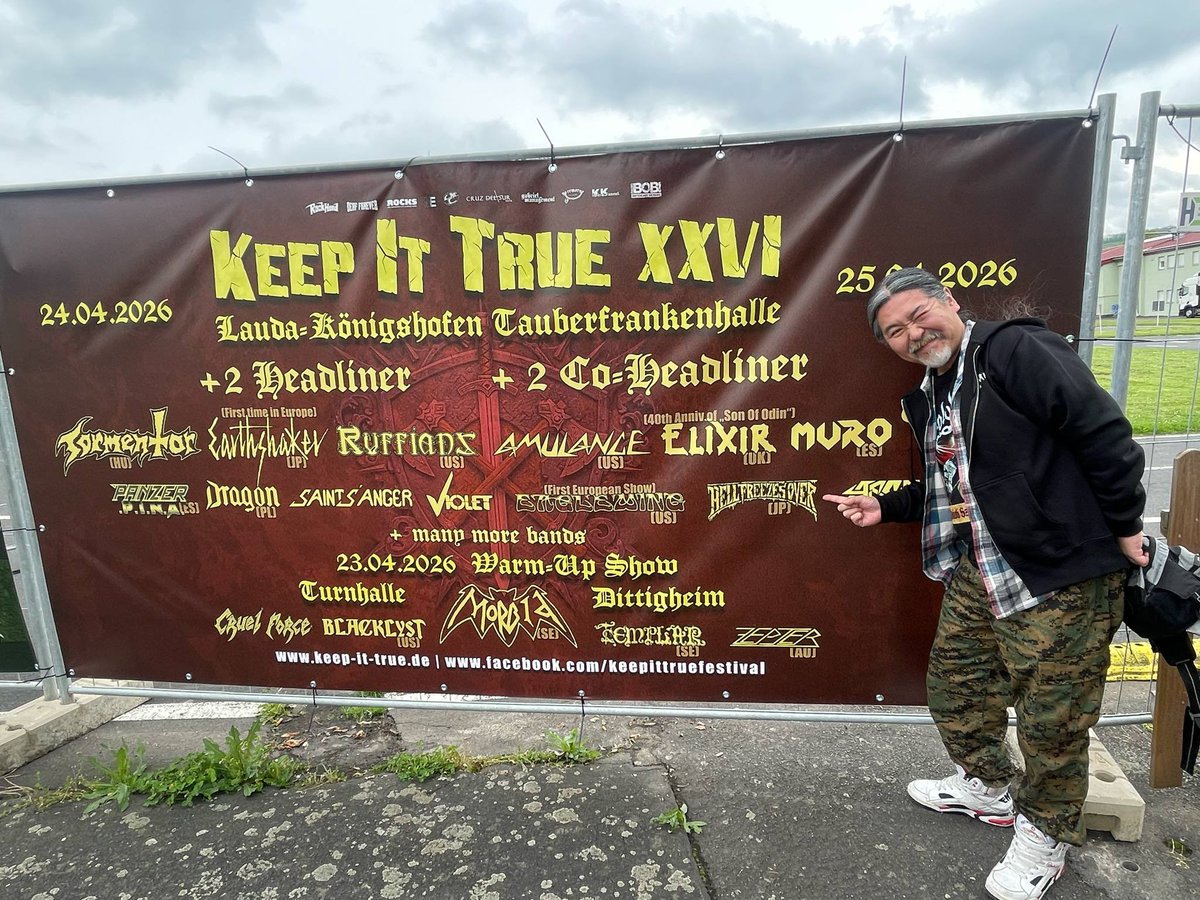 KEEP IT TRUE 2025 】 ドイツの聖地、SOLD OUTのKITフェスから写真到着