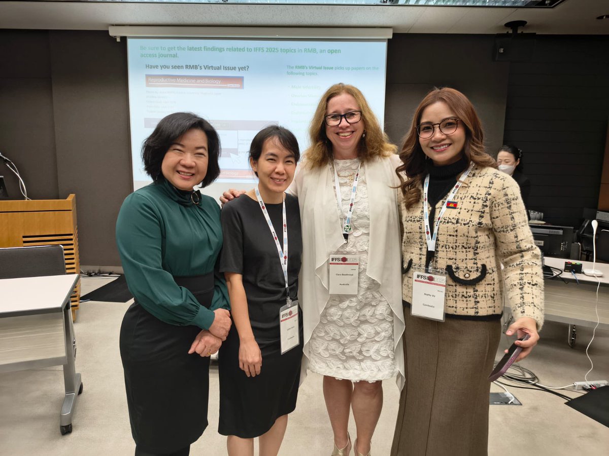 aspire_journal's tweet photo. On Easter Monday, ASPIRE President, Dr Clare conducted a two-hour teaching session with Dr Koun Linka and her colleagues from Cambodia, where fertility treatments and IVF programs are currently being developed.

Read more here: https://t.co/KZXh4yVW8N https://t.co/BwoeKTwPIX
