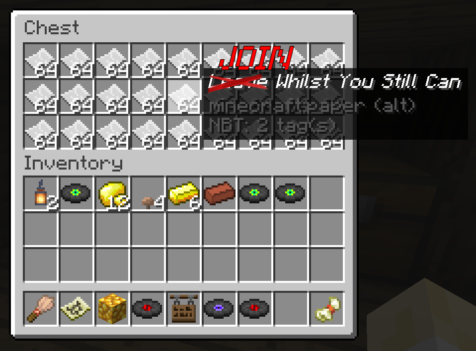 frozen_that's tweet image. My everyone once in a blue moon post, and it&apos;s to tell y&apos;all that I got a Discord server for official #minecraft Xenia edition #modpack development! Feel free to join it, or Jake the Killer might just Jake the Kill you...
discord.gg/MJ8GRdWHxX