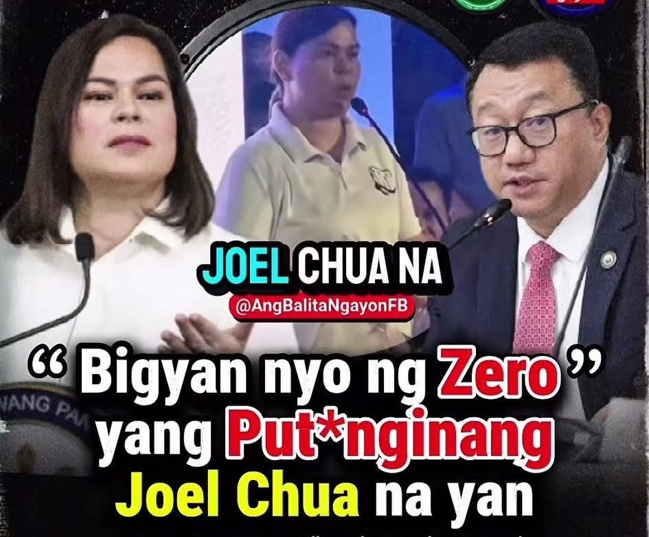 From Mark Ian Facebook page:

I recently watched VP Inday Sara Duterte’s speech at a caucus initiated by Team Isko, where she "endorsed" candidates and took the chance to mock and curse Congressman Joel Chua. 

Alam naman natin ang dahilan nito. 

Eto ay konektado sa pagsisiwalat