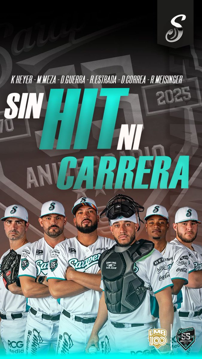¡𝗡𝗢𝗖𝗛𝗘 𝗗𝗘 𝗡𝗢-𝗡𝗢 𝗖𝗢𝗠𝗕𝗜𝗡𝗔𝗗𝗢 𝗘𝗡 𝗖𝗛𝗜𝗛𝗨𝗔𝗛𝗨𝗔! ⚾️🔥.

Catcher: Rusber Estrada. 

Pitchers: Kurt Heyer 4.0, Deolis Guerra 2.0, Mario Meza 1.0, Danis Correa 1.0, Ryan Meisinger 1.0, SV. ⚾️🔥💪. 

#𝟓𝗔𝗥𝗔𝗣𝗘𝗥𝗢𝟓