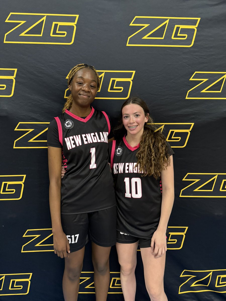Mari LaMonica(10) &amp; Sarah Michel (1) of <a href="/TNEBBallClub/">Team New England Basketball Club</a> set the tone on both ends of the court in this mornings making them are #ZGPOTG🔥

Way to play ladies!

#ZGRing