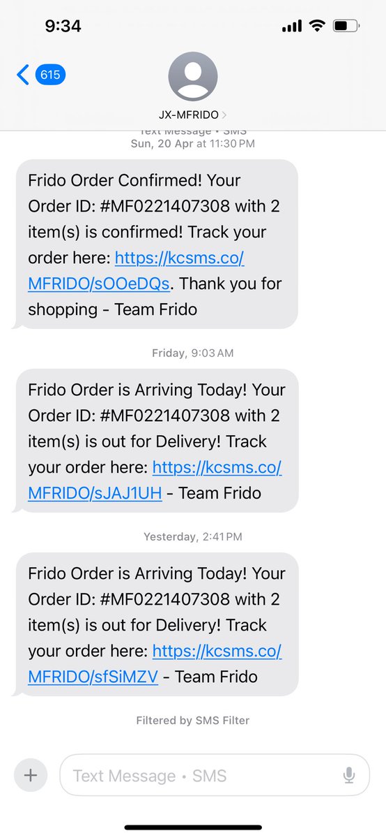 yesShashi's tweet photo. @myfrido What you people doing since last two days you are showing Out for Delivery but the package is not delivered. Not even your courier partner is responding. Looks like you are a fraud company. https://t.co/qruFgZBjfY