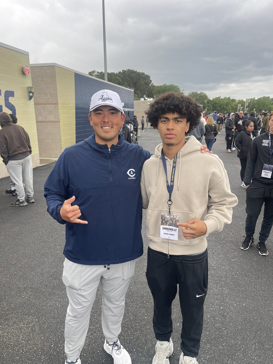 devan_parker9's tweet image. Had a great time at UC Davis Junior Day and thankful for all the Coaches, and a special thank u to @treyshima amazing hospitality!! @Throw_2_Win @Cen10Football @QBCatalano