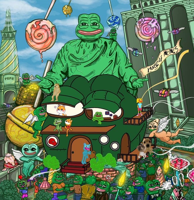 #houseofmemecto might reverse to $1mil never underestimate the power of good narrative and fire meme