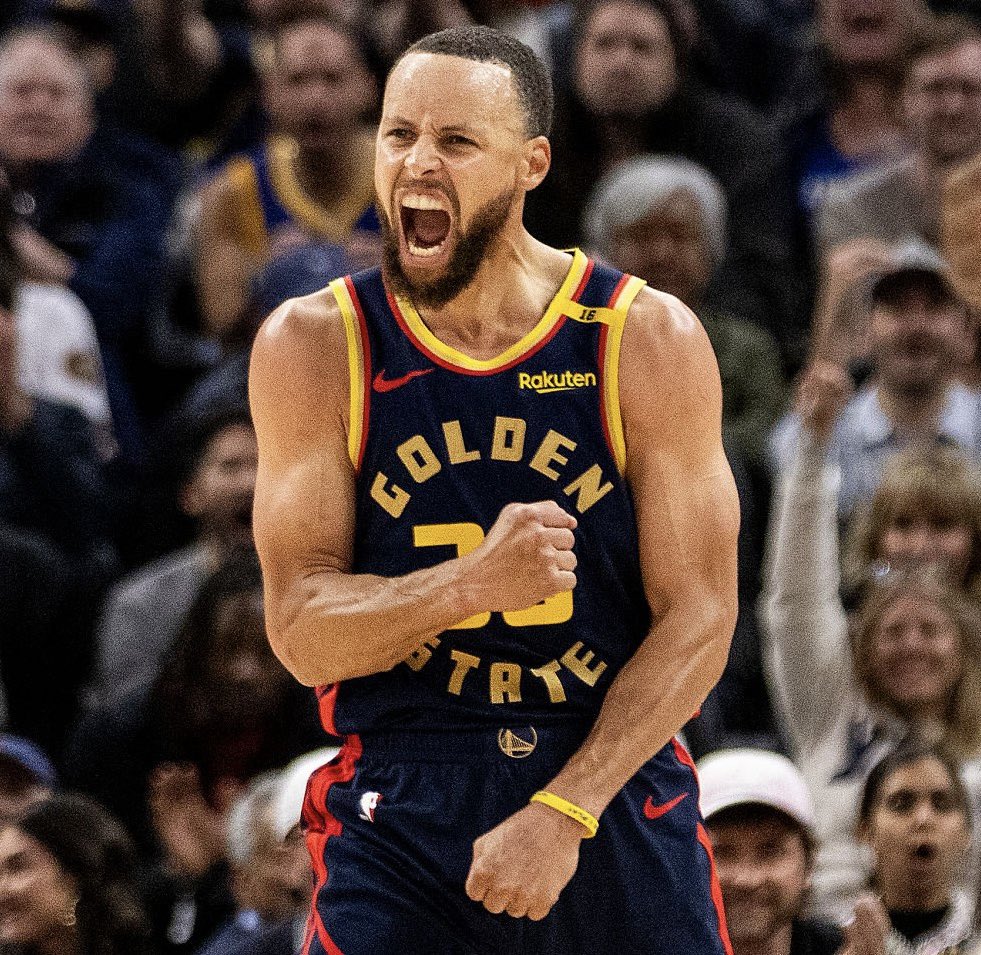PolymarketHoops's tweet photo. Steph Curry now has the most points by a point guard in NBA playoff history. https://t.co/63kIDcjEsn