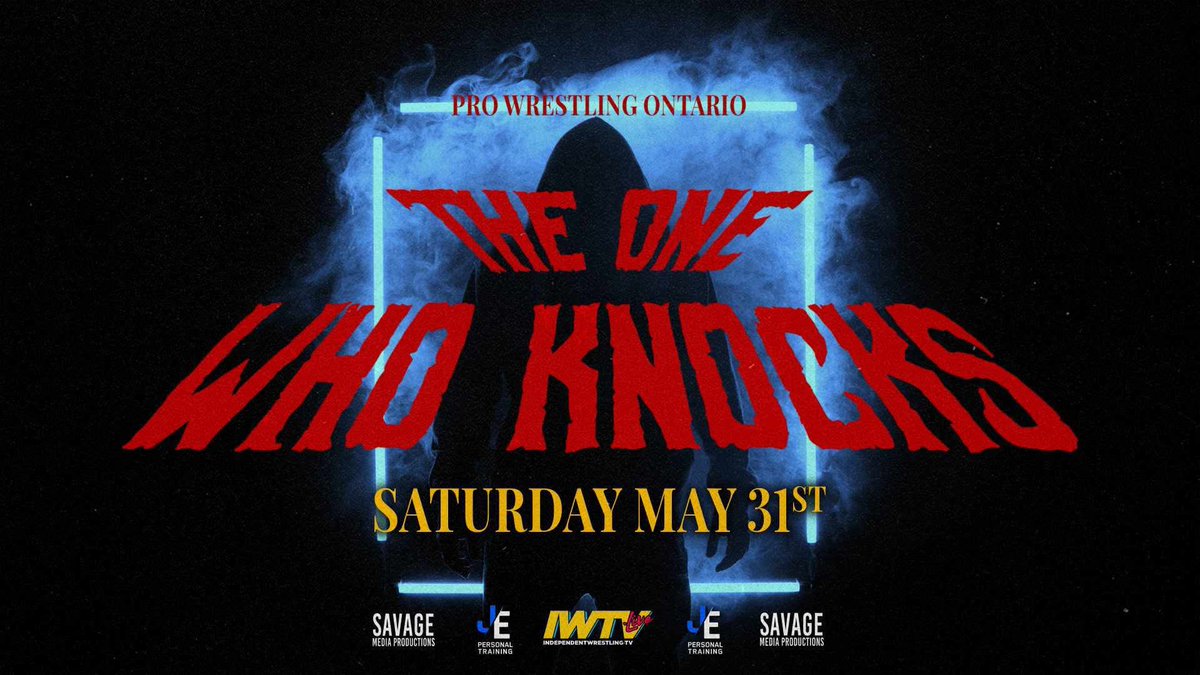 Pro Wrestling Ontario (@prowrestlingont) on Twitter photo PWO presents THE ONE WHO KNOCKS at <a href="/GermaniaClub/">Germania Club</a> on May 31st ft. Openweight Champ <a href="/jonny_deluca/">Jonny Deluca</a>, <a href="/TARIKhatesyou/">TARIK</a>, <a href="/krystalmoon_pw/">Heartless Krystal Moon</a>. <a href="/FuerzaLives/">El Diablo 👹</a>, SO Champion <a href="/PDSkillzShow/">PD Skillz 🇨🇦🩸👑</a> & many more!
Tickets on Sale Now via <a href="/eventbrite/">Eventbrite</a>: theonewhoknocks.eventbrite.com PWO presents THE ONE WHO KNOCKS at <a href="/GermaniaClub/">Germania Club</a> on May 31st ft. Openweight Champ <a href="/jonny_deluca/">Jonny Deluca</a>, <a href="/TARIKhatesyou/">TARIK</a>, <a href="/krystalmoon_pw/">Heartless Krystal Moon</a>. <a href="/FuerzaLives/">El Diablo 👹</a>, SO Champion <a href="/PDSkillzShow/">PD Skillz 🇨🇦🩸👑</a> & many more!
Tickets on Sale Now via <a href="/eventbrite/">Eventbrite</a>: theonewhoknocks.eventbrite.com