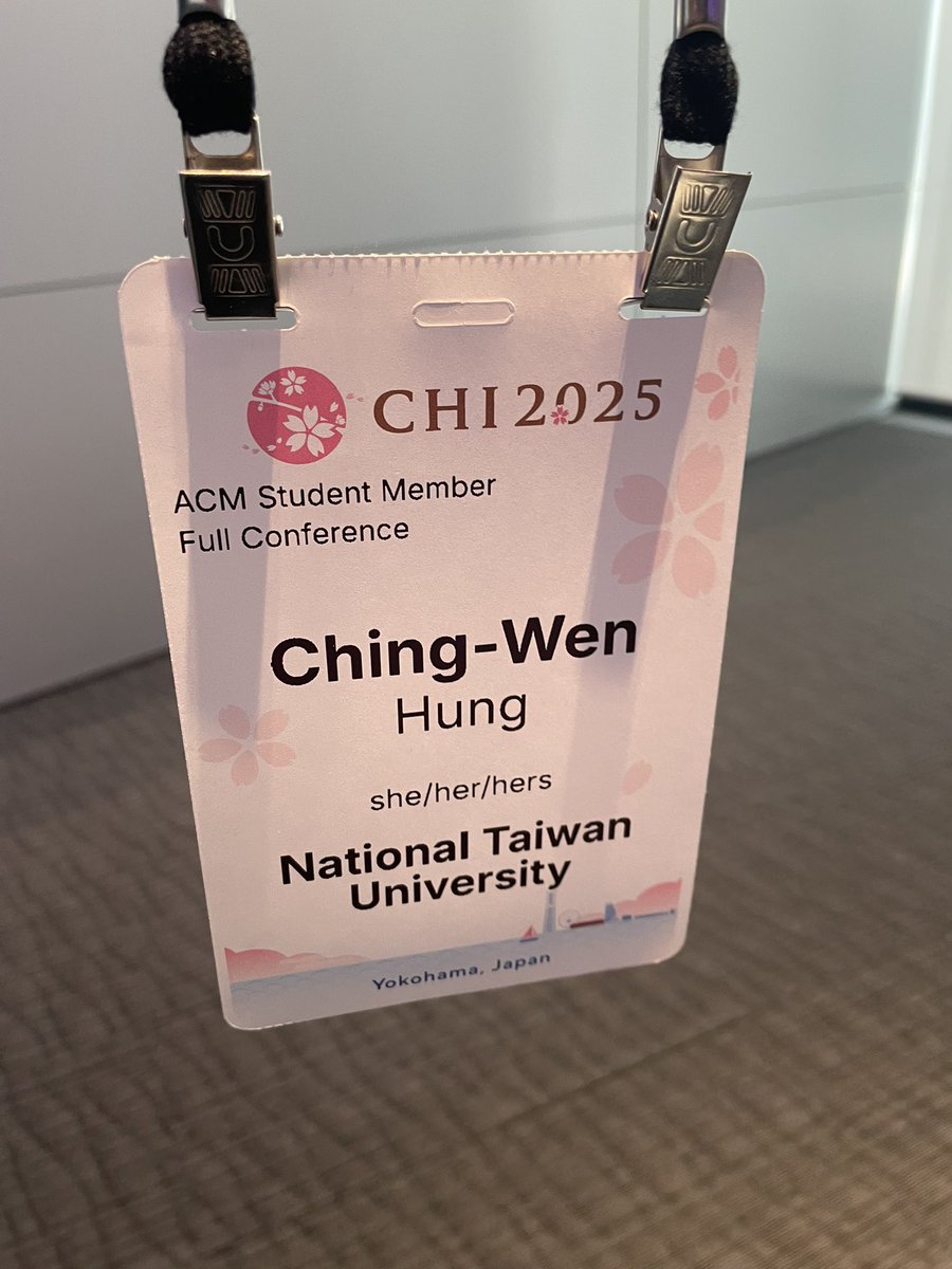 ChingWenHung_'s tweet photo. Attending CHI2025 in Yokohama! 🇯🇵
#YokohamaConvention
#SustainableYokohama
#CHI2025 https://t.co/0Savejka8D