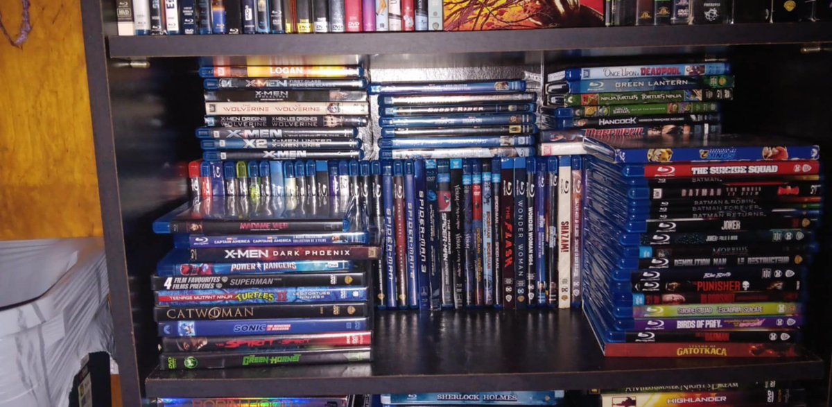 lana_drop's tweet image. Here is a small amount of my #scifi #moviecollection. I figured I'd post it in honor of #aliensday.
