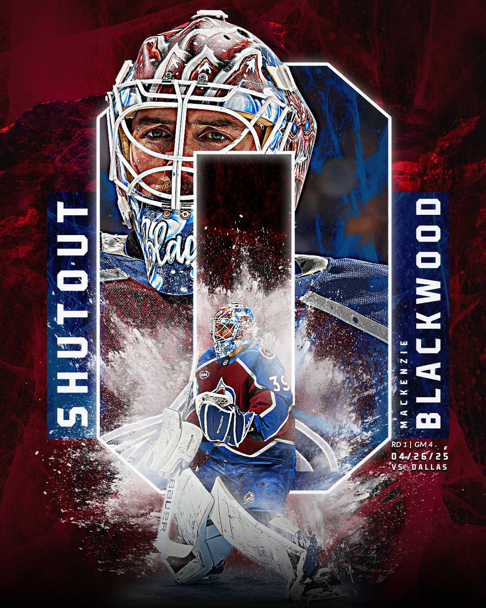 Avalanche's tweet photo. Shutout the Stars 🧱

#GoAvsGo | #BuiltDifferent https://t.co/hSs4mTr87L
