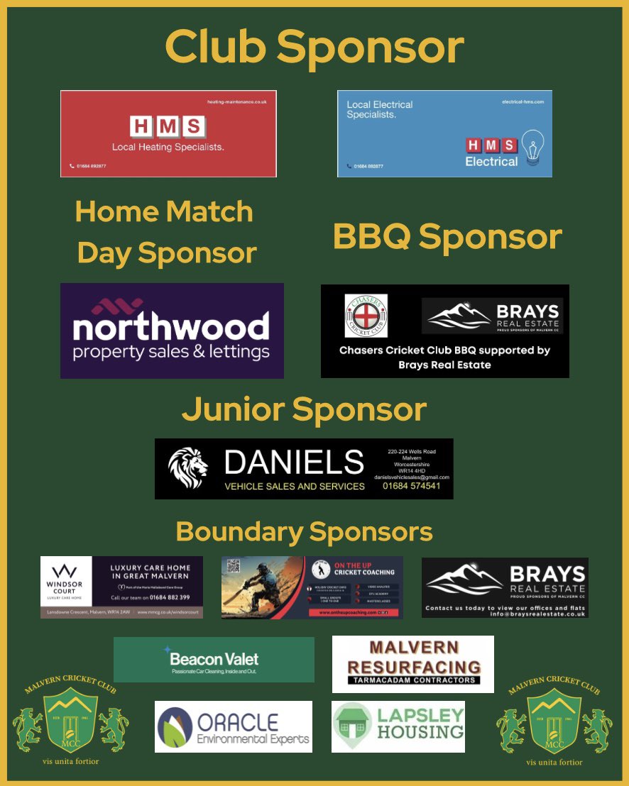 Malvern Cricket Club (@malverncricket) on Twitter photo A mixed day for <a href="/MalvernCricket/">Malvern Cricket Club</a>
π 1st XI lost by 7 wickets vs Hagley 2nd XI
π 2nd XI won by 5 wickets vs Wormelow 1st XI
Thank you to everyone who played.
#vivalavern A mixed day for <a href="/MalvernCricket/">Malvern Cricket Club</a>
π 1st XI lost by 7 wickets vs Hagley 2nd XI
π 2nd XI won by 5 wickets vs Wormelow 1st XI
Thank you to everyone who played.
#vivalavern