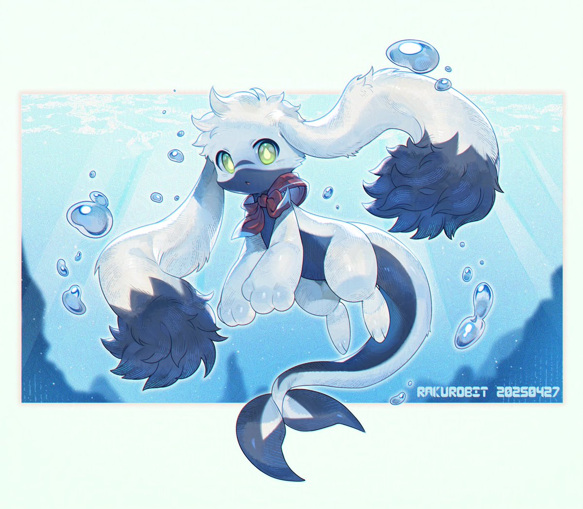 오랜만에 리타!💧🐉 귀엽게 잘 그려주셨다..☺️
🎨: <a href="/RAKUROBIT/">SIBIN</a>