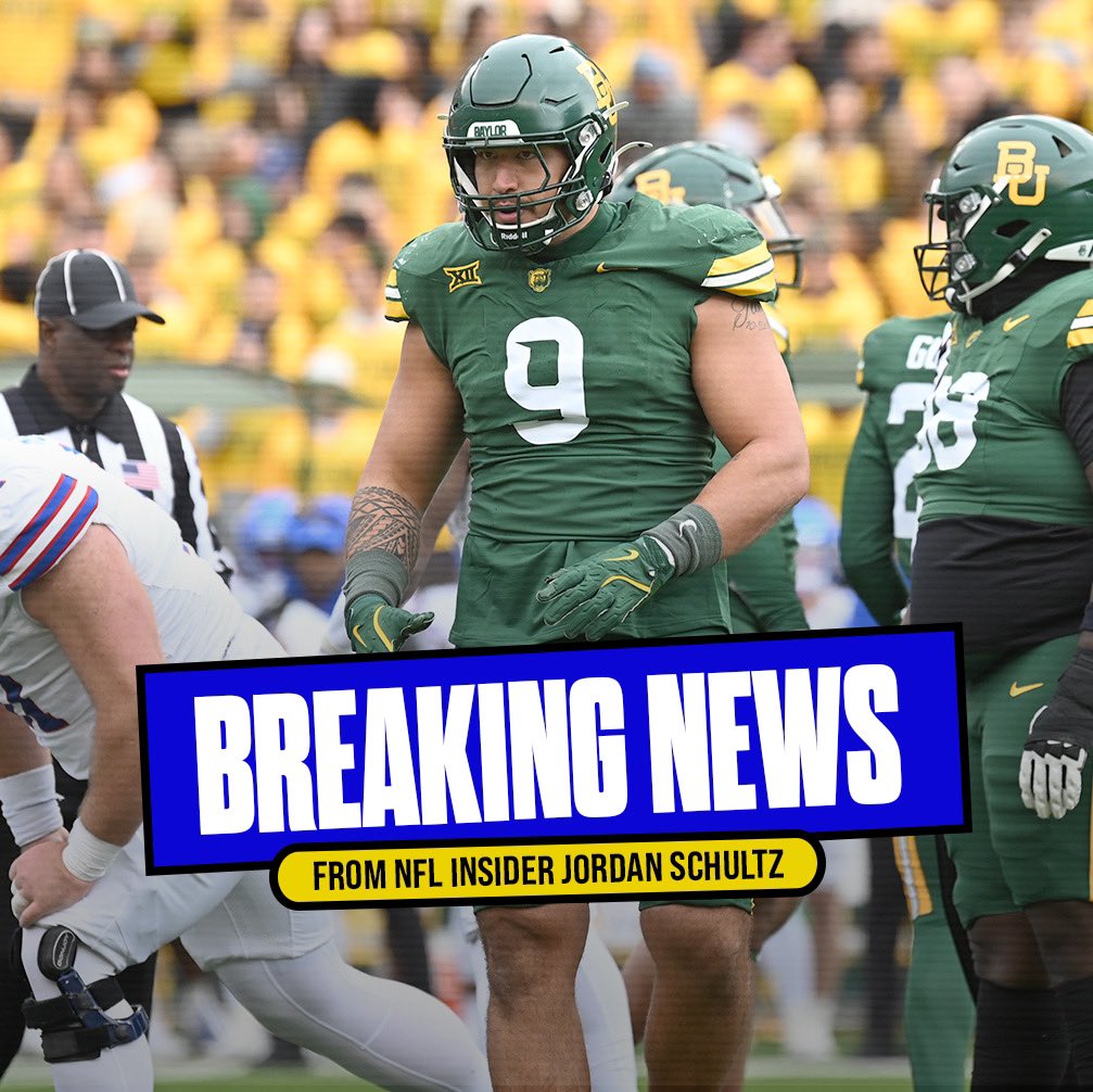 Source: Baylor DL Trevon Ma’ae is signing with the #Raiders.

The 6-5, 290-pounder had 42 tackles with 3.5 sacks last season.