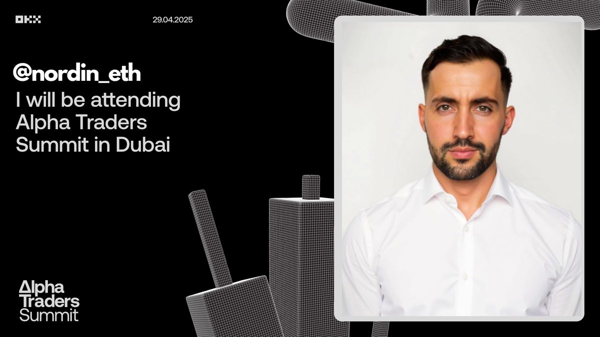nordin_eth's tweet photo. Here in Dubai and getting ready for the @okx Alpha Traders Summit!

Easily one of the standout trading events during #TOKEN2049, it’s shaping up to be huge.

Excited to connect with top traders, sharpen my edge, and catch serious alpha with 700+ present.

#AlphaTradersSummit https://t.co/t0Zcwfhi8r
