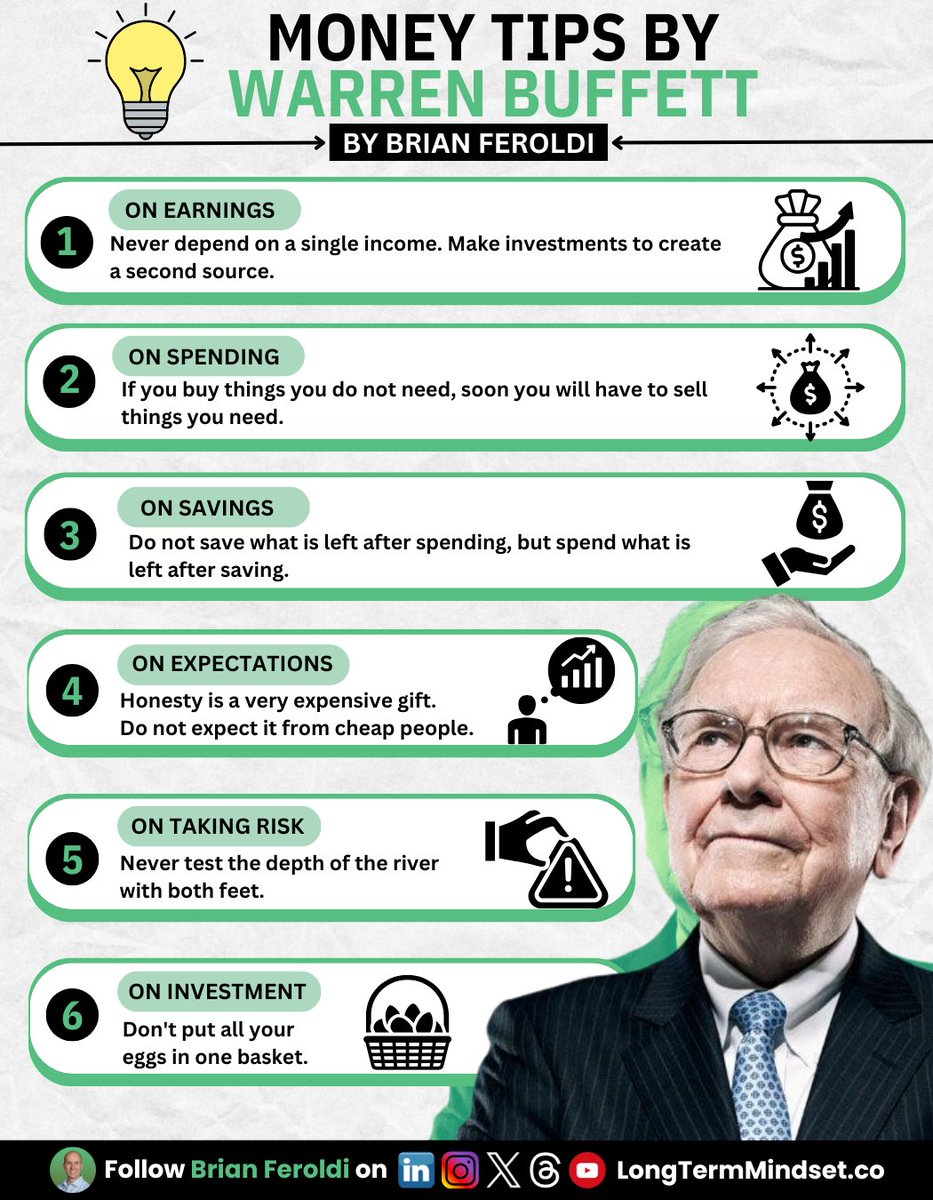 Money Tips by Warren Buffet