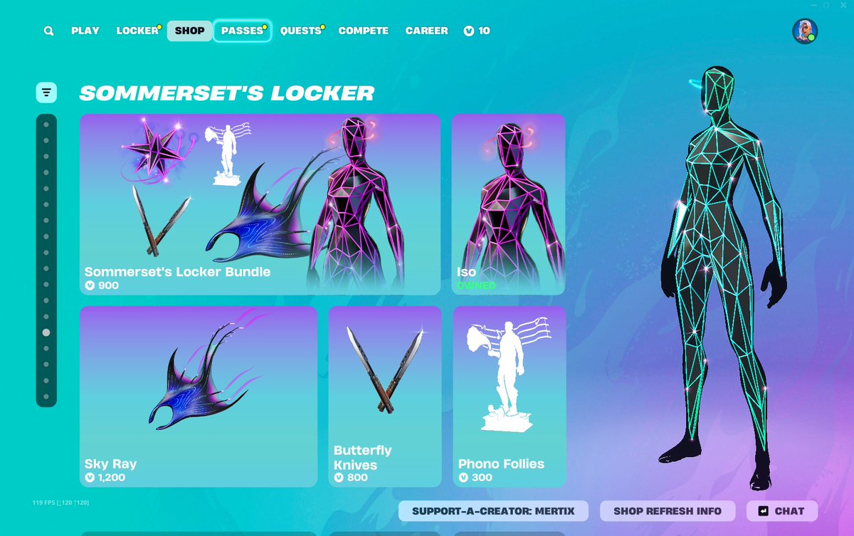 ANJEDEN DER SICH ISO HOLT WÜRDE MICH KOMPLETT FREUEN WENN IHR CREATOR CODE ,,Mertix,, einträgt ♥️
(schickt ein proof unter den tweet ich folge euch back ♻️)