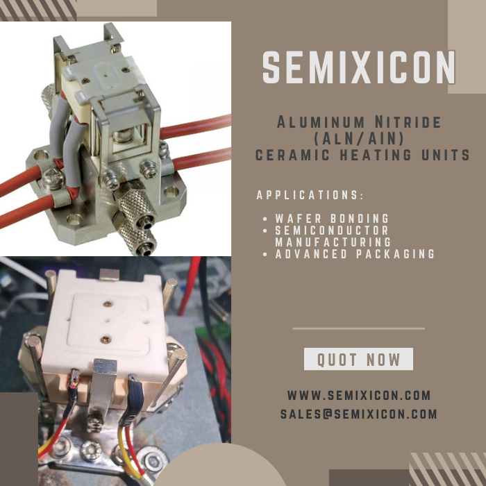 AdrianZhang568's tweet photo. SEMIXICON-Performance Thermal Chucks for Semiconductor &amp; Wafer Bonding Applications
https://t.co/orms06wB3l
sales@semixicon.com
#Waferbonding #heatbonding #semiconductorprocess #thermaluniformity #electricalinsulation #thermalconductivity #aluminumnitrideheater #ceramicheater https://t.co/FjaGaWwJyo