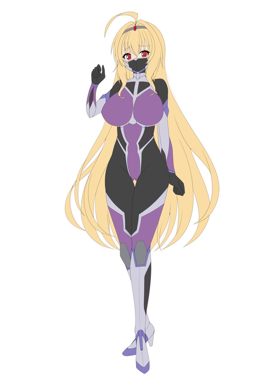 ぴっちり対魔忍ちゃんの下描きです(*'ω`*) 