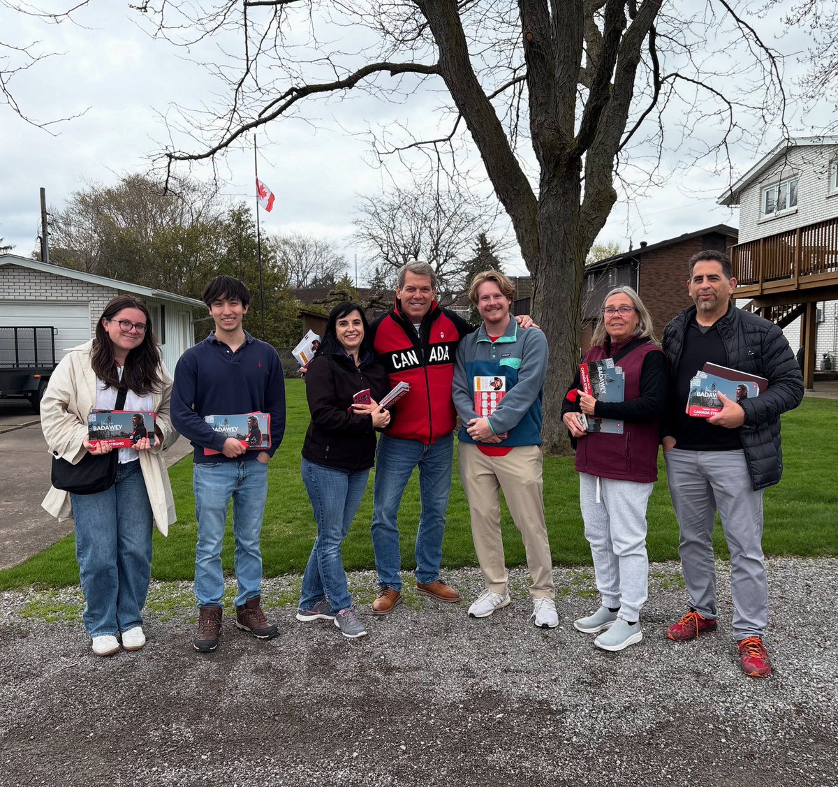 Great to be out in every municipality in the riding today — Welland, Thorold, Port Colborne and Fort Erie. Make sure you have a plan to vote if you haven’t already, let’s make sure Niagara South stays productive red. 🇨🇦