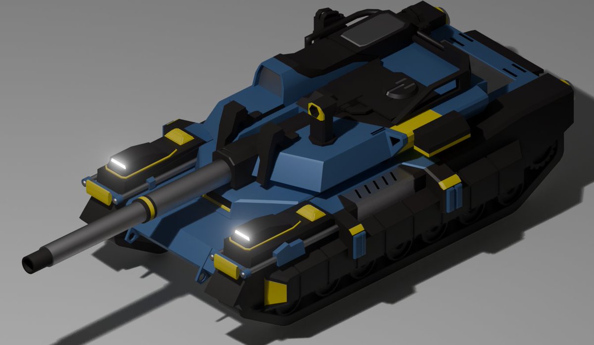SyphoticART's tweet image. Decided to try and Model the Hunter Tank from @TempestRTS . Spent around 2 hours on getting the shape and scales correct so far.