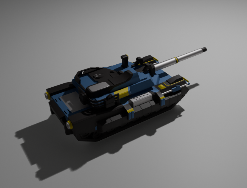 SyphoticART's tweet image. Decided to try and Model the Hunter Tank from @TempestRTS . Spent around 2 hours on getting the shape and scales correct so far.