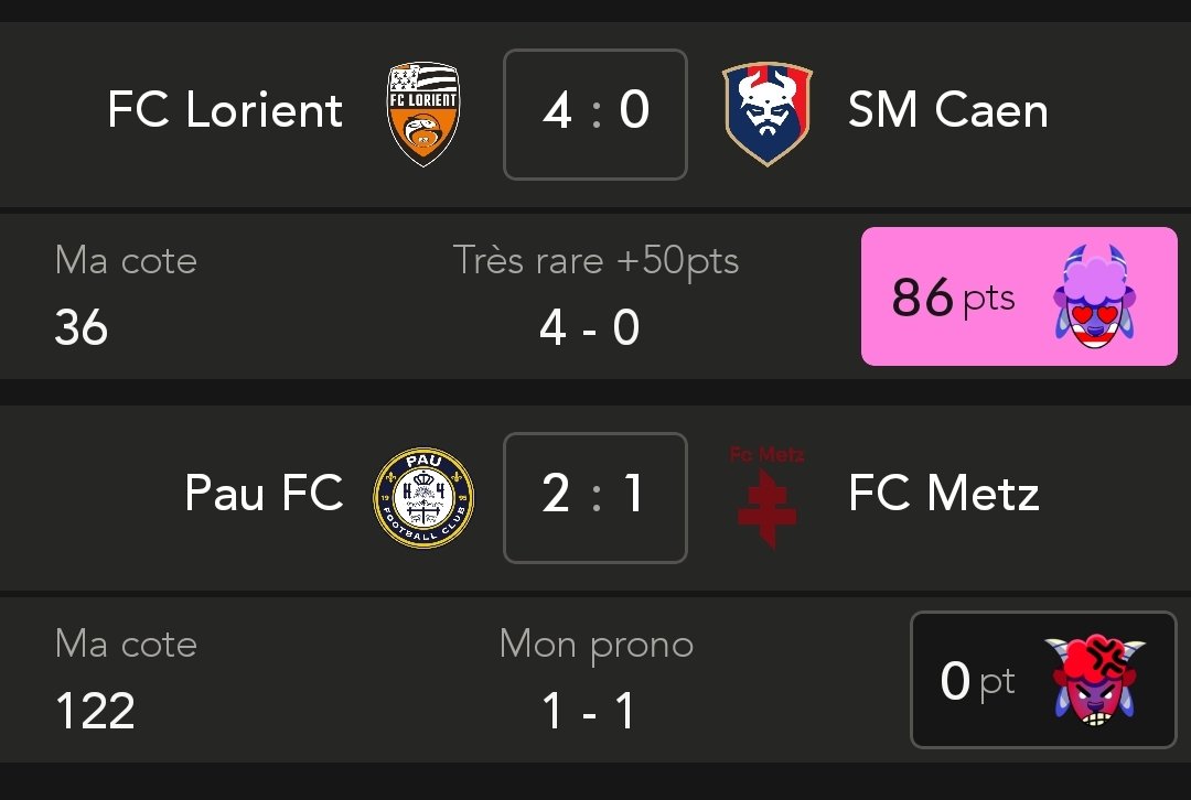 yoyooow5659's tweet photo. J'ai même été un peu trop optimiste pour Metz... WOUAAAAAHHH LORIENT EST EN LIGUE 1 !!!!!!!! #FCLorient #ligue2 #ligue1 #FCLSMC #PFCFCM https://t.co/6BIrAM6lCC